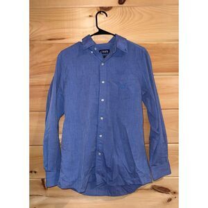 Men's Blue Button Down Dress Shirt